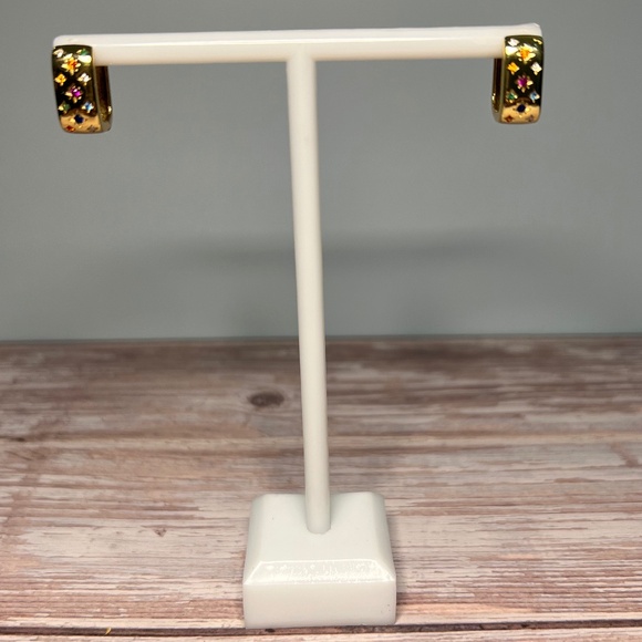 Colorful Starburst Cuff Earrings - Picture 2 of 6